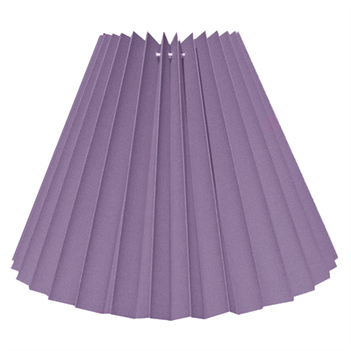 Plissé 12,5x23x31 LNF lilla bomuld 
